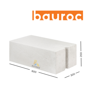 Bauroc Ecoterm+ gāzbetona bloki 1.44m³/paletē