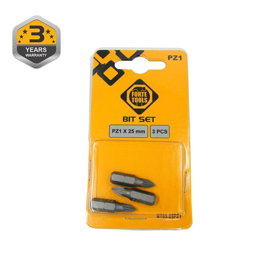 SCREWDRIVER BIT PZ1X25MM 3GB