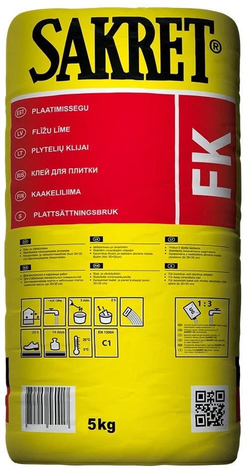 LĪME FLĪŽU SAKRET FK PELĒKA 5KG