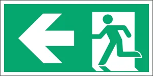LABEL LEFT ARROW 20X10 LUTK20