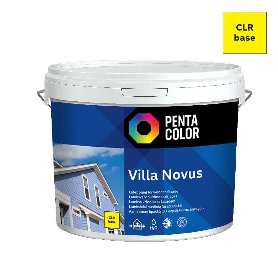 FASĀDES KRĀSA VILLA NOVUS CLR BĀZE 3 L