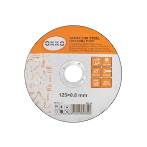 SPINNING TIRE DOESN'T RUST. FOR STEEL 125X0.8 OKKO