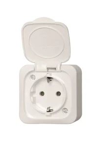 OUTLET HERMI PKL16-008 V/A IP44 WITH GND.