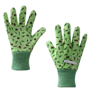 GARDEN CHILDREN'S GLOVES POL. GREEN SIZE 6 E05AFG