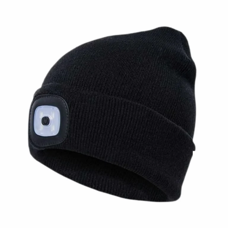 HAT WITH LED LIGHT BLACK PESSO