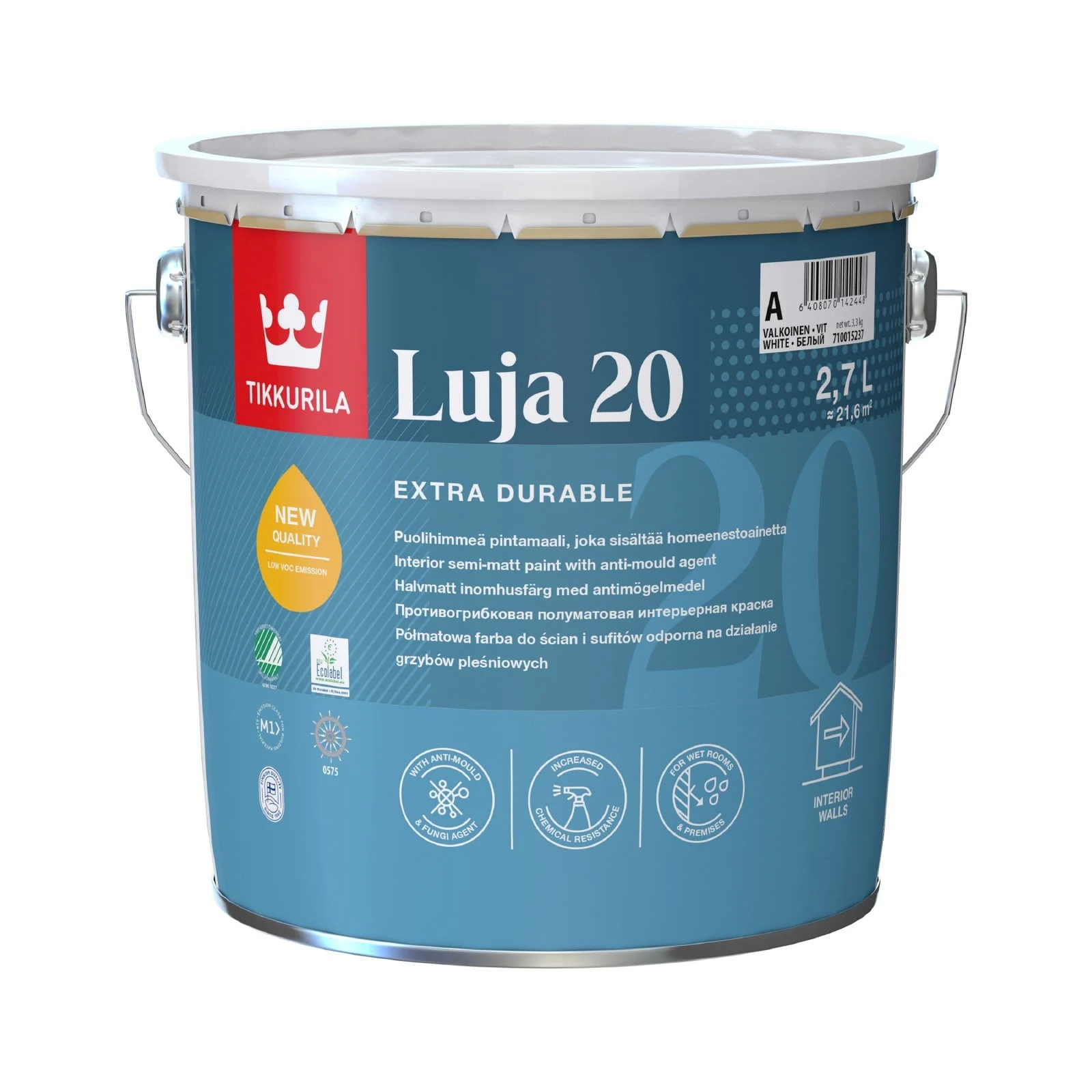 KRĀSA SIENĀM LUJA 20 2.7L A-BALTA