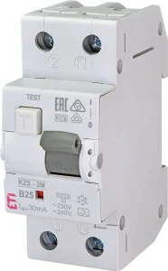РЕЛЕ УТЕЧКИ 2P 25A 30MA KZS-2M АВТО