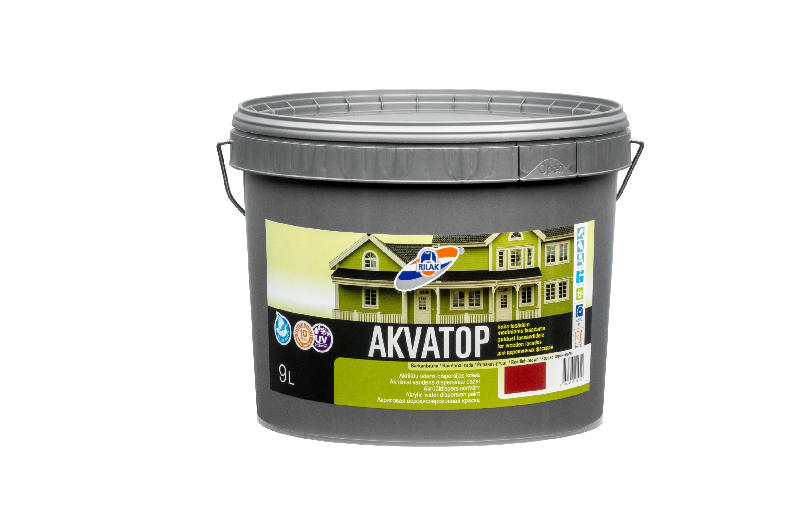 COLOR AKVATOP CHESTNUT BROWN 9L