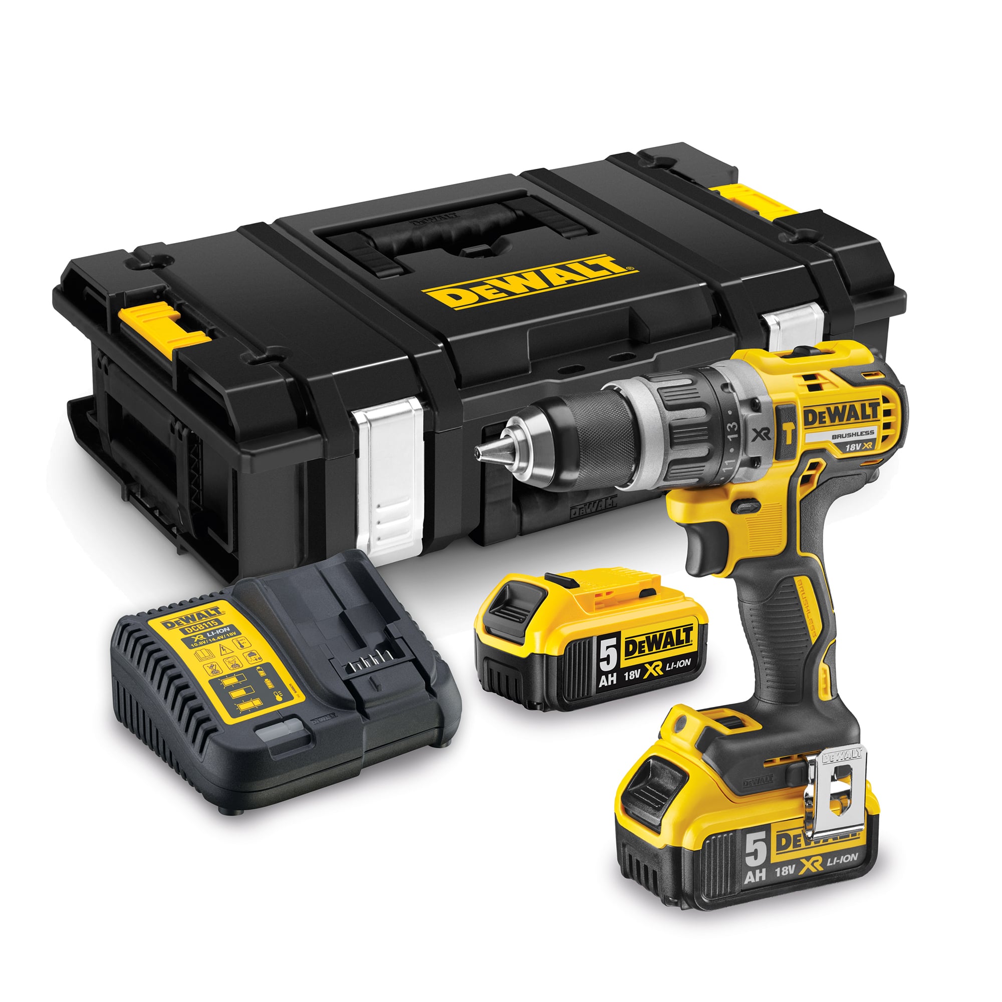 HAMMER DRILL DCD796P2 18V 2X5AH BL