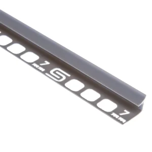 PVC TILE LIST 7MM/2.5M GRAY