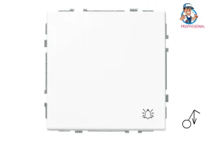 BUTTON IESJ1.10-201-01.M/WM MODERN WHITE
