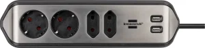 EXTENSION 1153590410 4ROZ+2USB 2M S/M