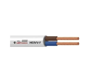 CABLE H03VV-F 3X0.75 WHITE (100)