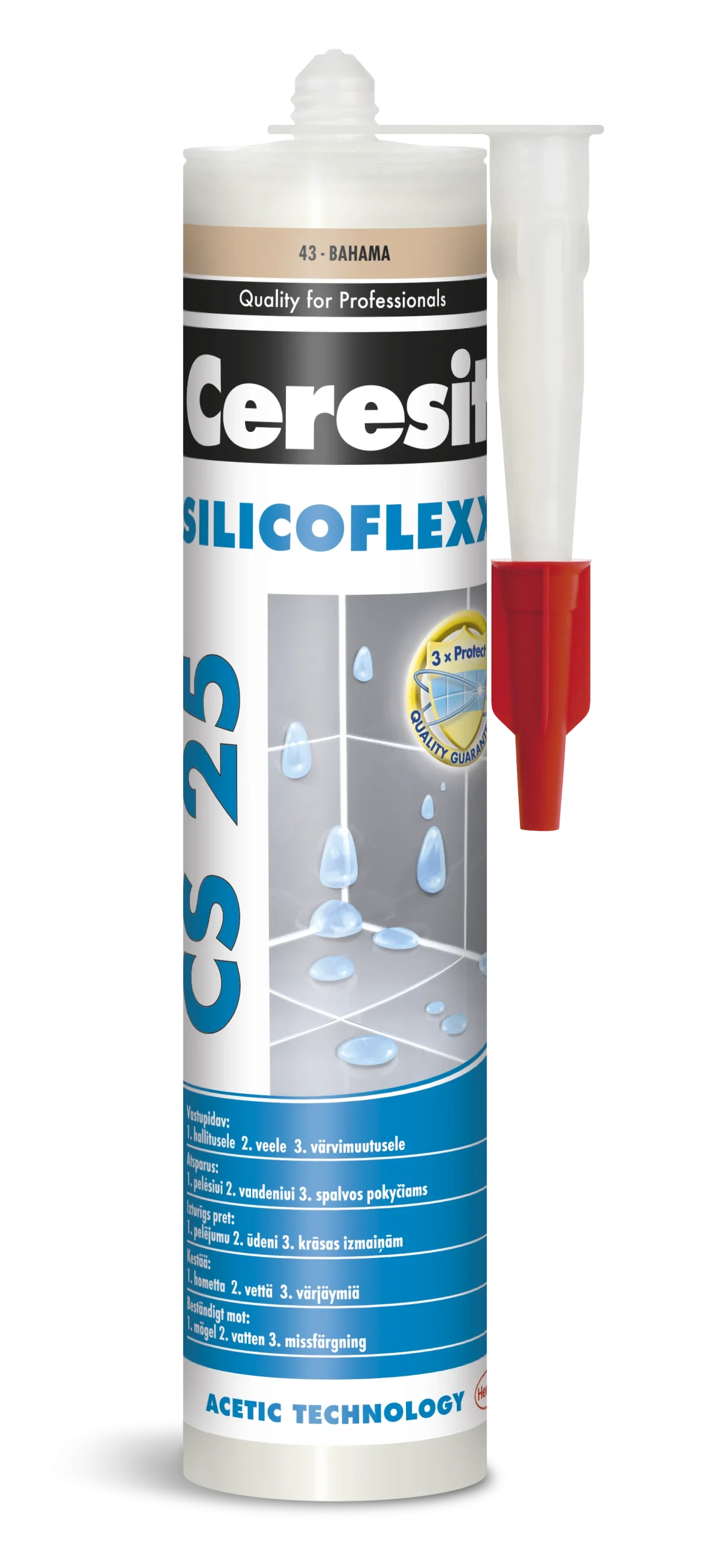 SILICONE CERESIT CS25 52 280ML
