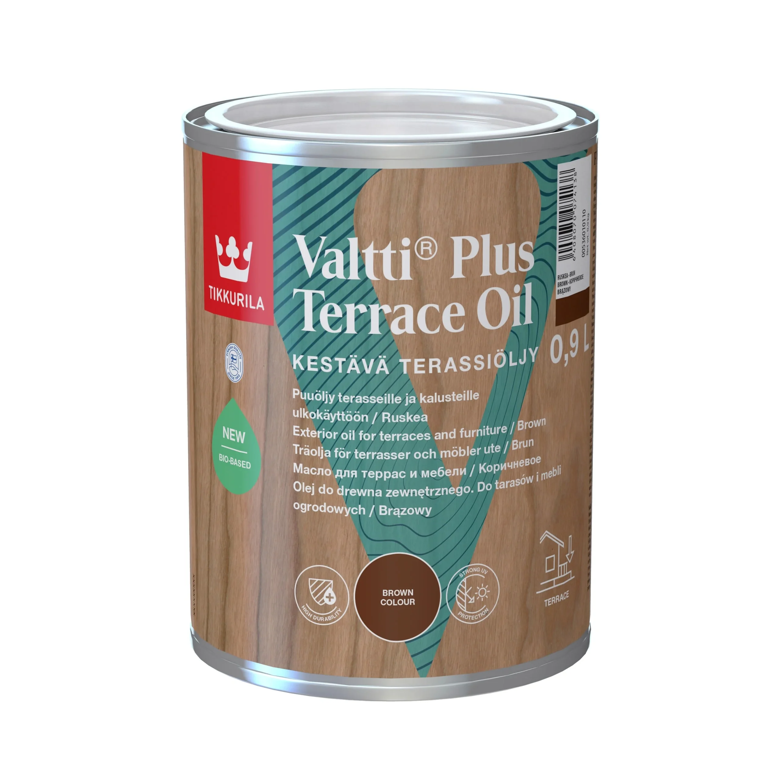 VALTTI PLUS TERRACE OIL 0.9L BROWN
