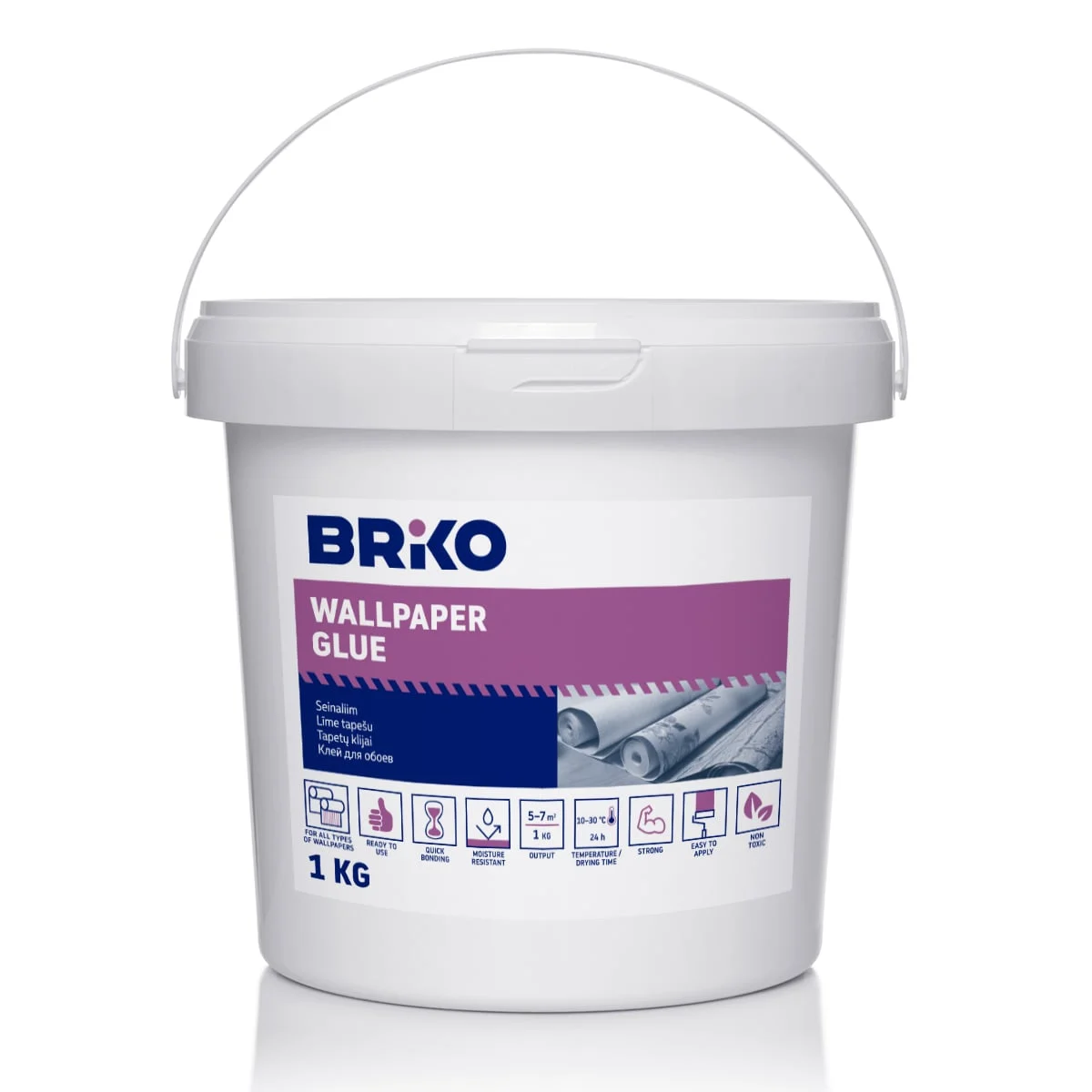 КЛЕЙ ДЛЯ ОБОЕВ BRIKO READY BOND 1KG