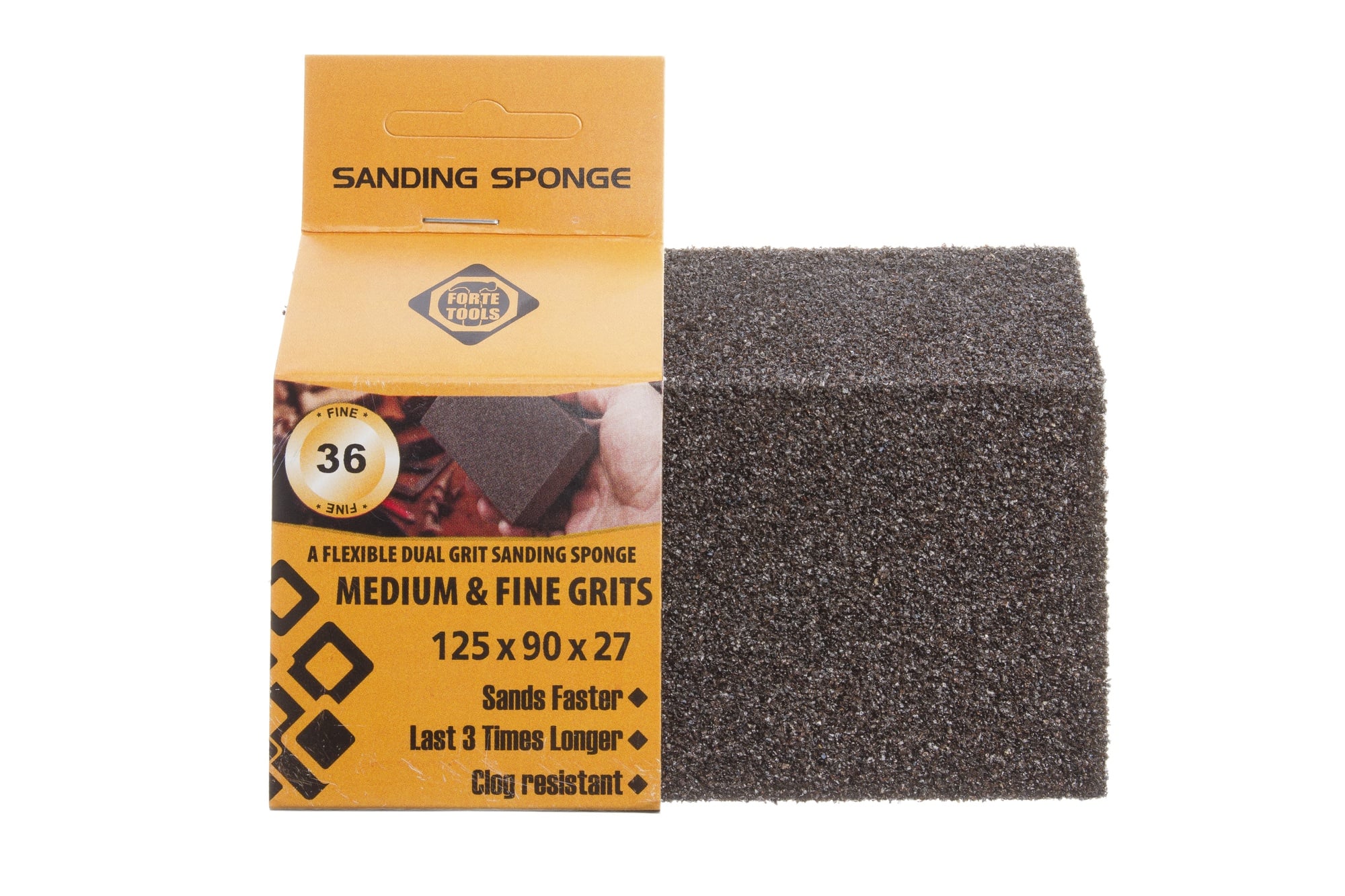 SPONGE SANDING FT 125X90X27MM 36