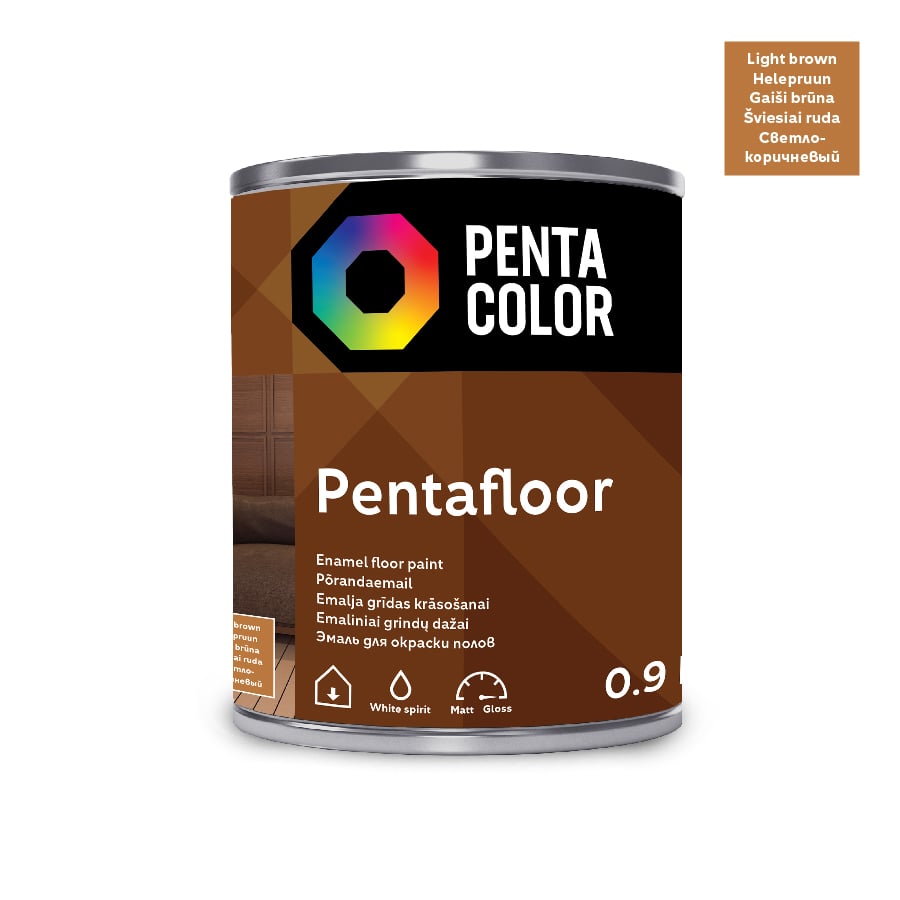 ЦВЕТ ДЛЯ ПОЛА PENTAFLOOR СВЕТЛО-КОРИЧНЕВЫЙ 0