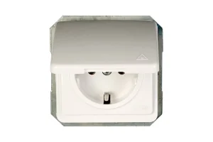 VILMA LX200 B/R IP44 WHITE SOCKET