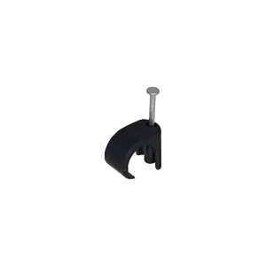 CABLE CLIPS 14-20MM. BLACK - 10PCS.