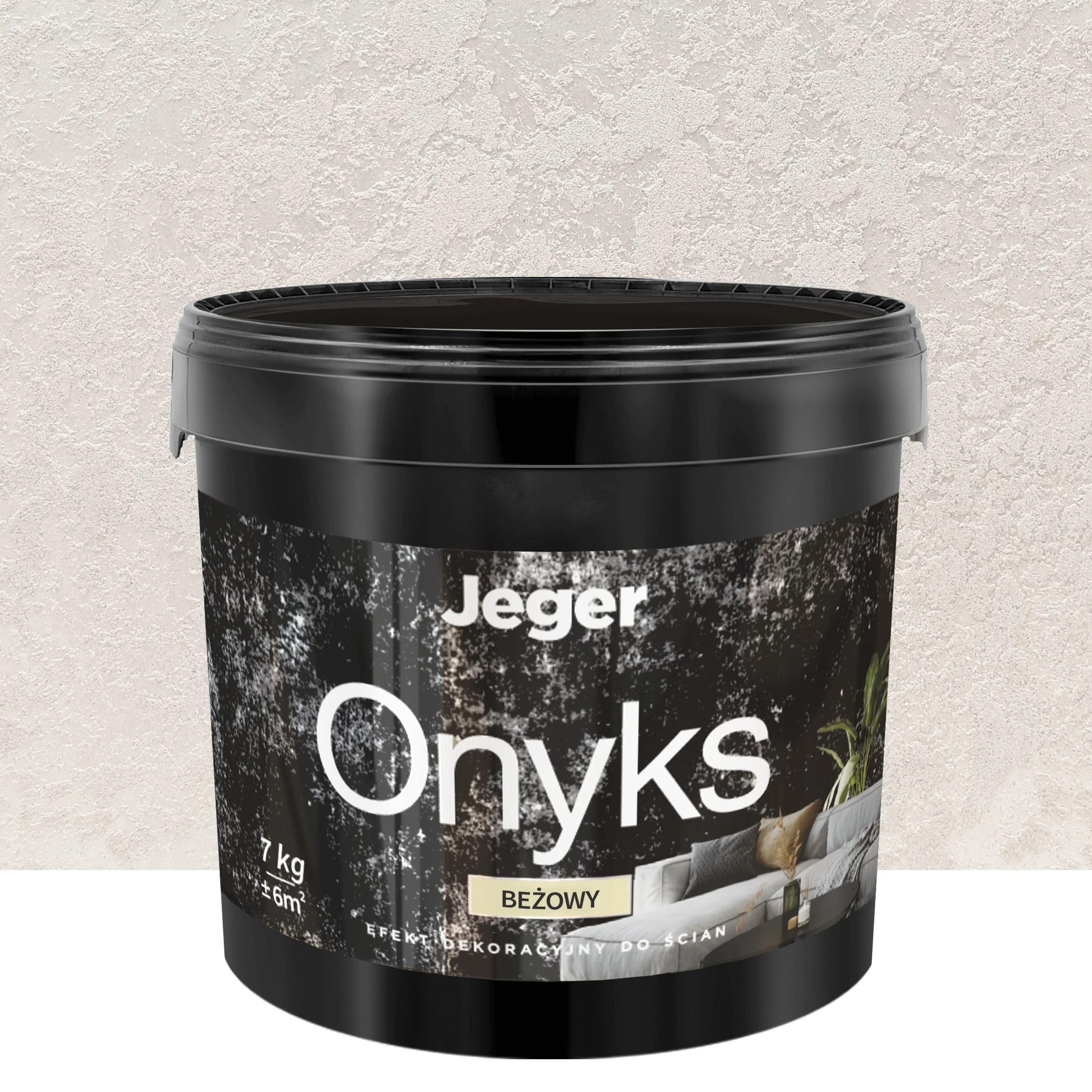 APMETUMS DEKOR. JEGER ONYKS BEIGE 7KG