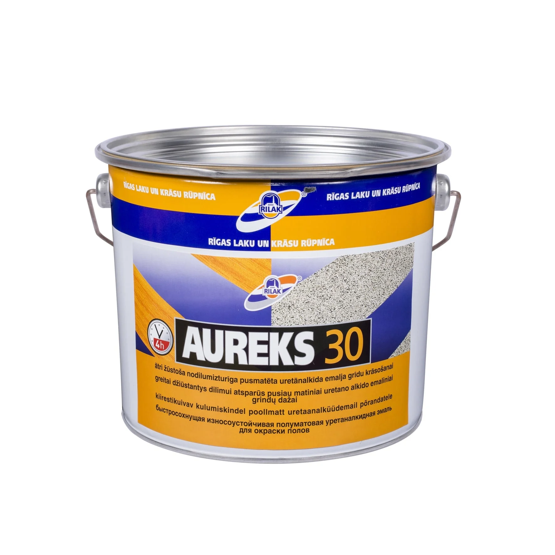 КРАСКА ДЛЯ ПОЛА AUREKS 30 БРОНЗОВАЯ 2.7Л