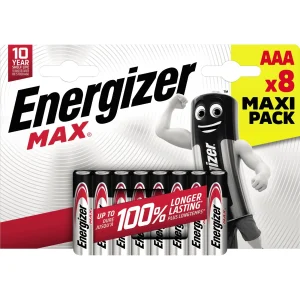 BATTERIES ENERGIZER MAXAAA BP8
