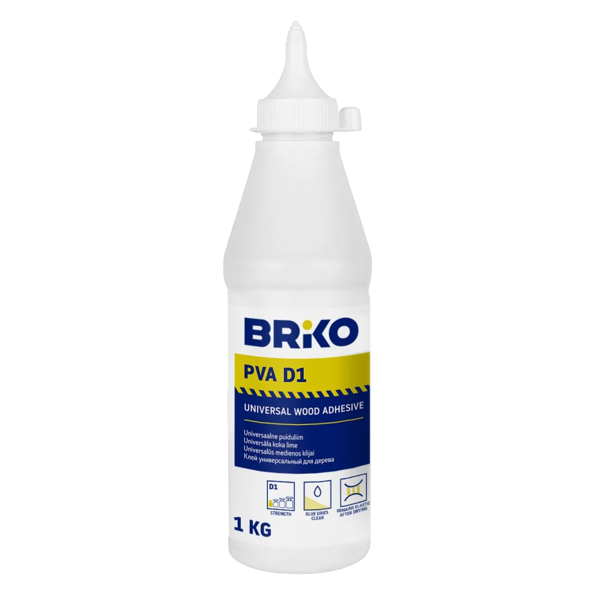 UNIVERSAL WOOD GLUE PVA BRIKO D1 1KG