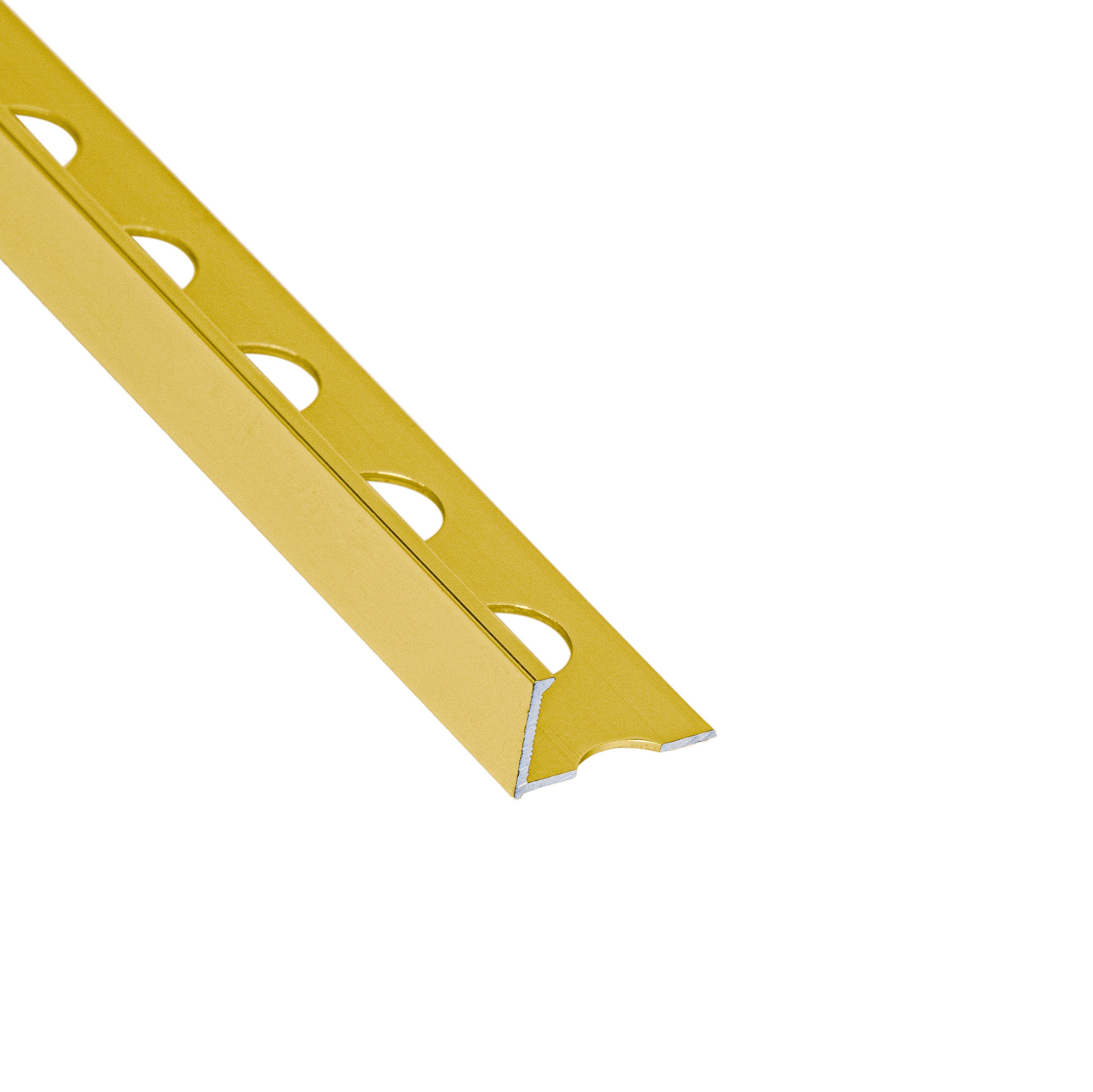 ALUM LIST L 10MM/2.6M L.GOLD LACQUE GL
