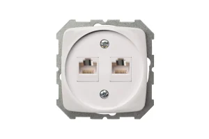 CONTACT SOCKET 2-PLACE PC IKL-002 TA WHITE