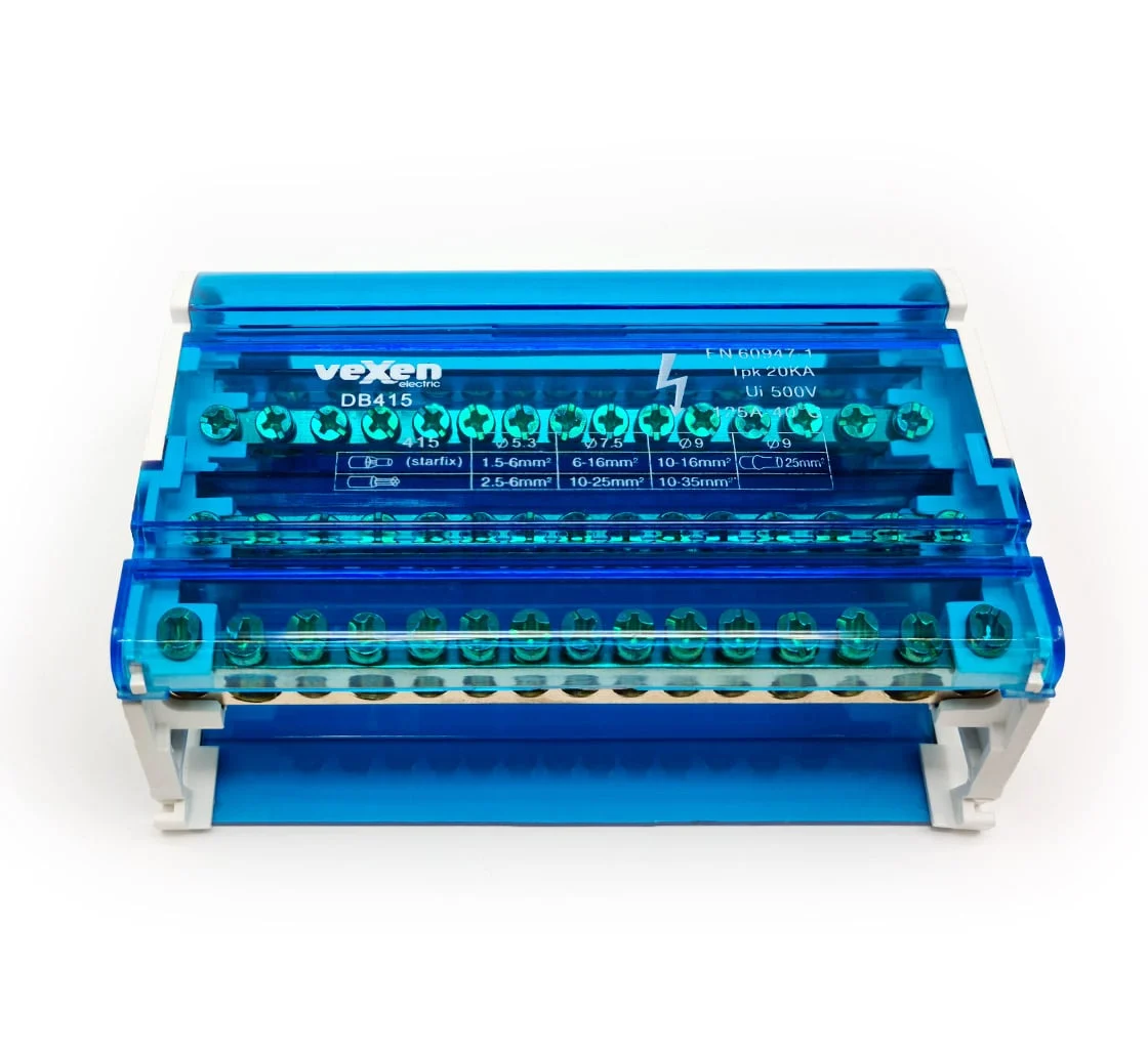SADALES SPAILU BLOKS 4X15. 125A/500V