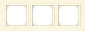 FRAME 3 PLACES IVORY R03 QR1000