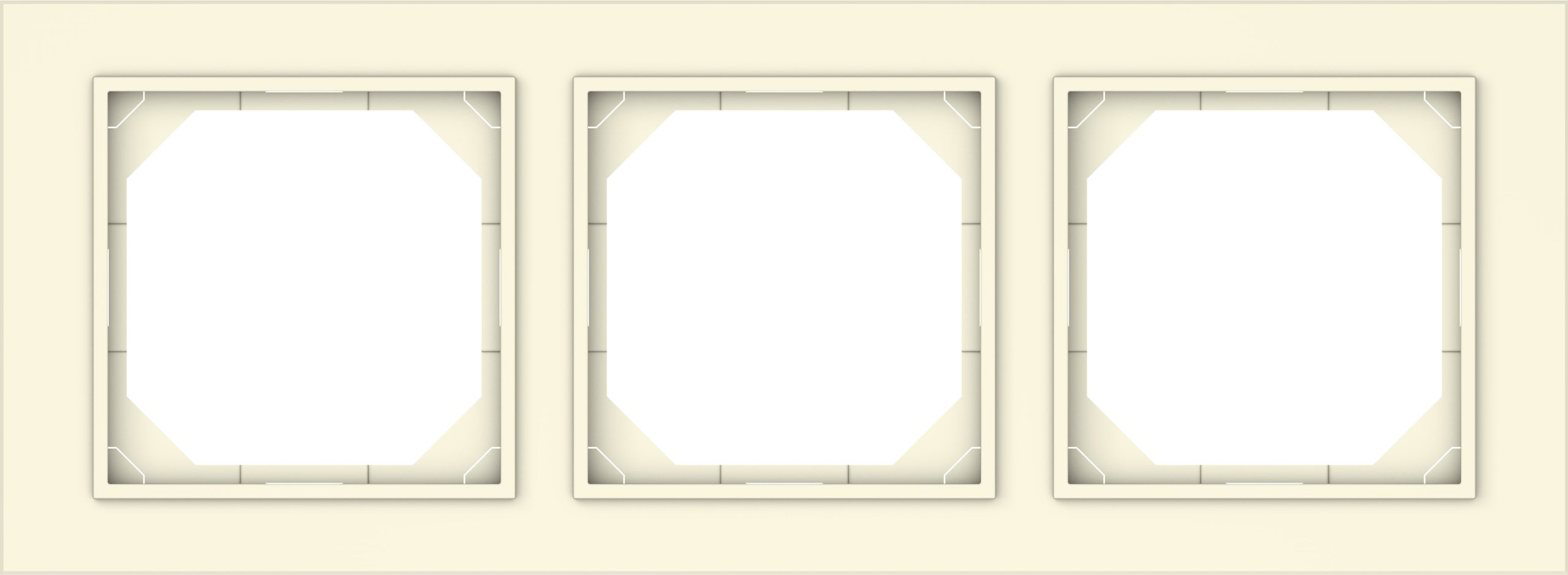 FRAME 3 PLACES IVORY R03 QR1000