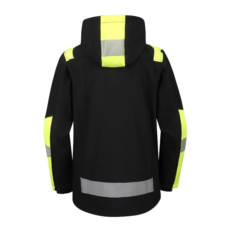 JACKET ASTRA SOFTSHELL BLACK/YELLOW 2XL