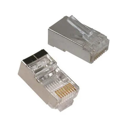 RJ45 8P8C FTP SHIELDED CONNECTORS (6PCS)