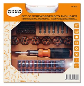 SCREWDRIVER KMPL 107PCS.