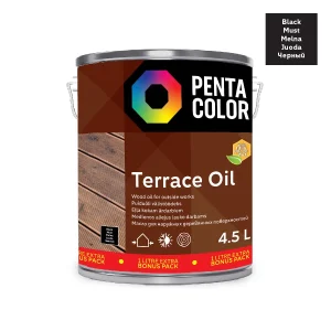 OIL FOR DECKING WOOD BLACK 3.5+1L