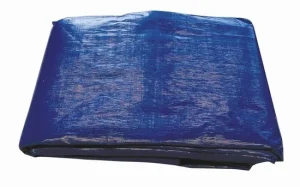 PĀRKLĀJS PROF 5X7M 180GR/M2 ZILS/BALTS