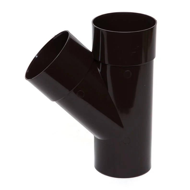 ATZARS NOTEKAI PVC SCALA 45° 80MM BRŪNS
