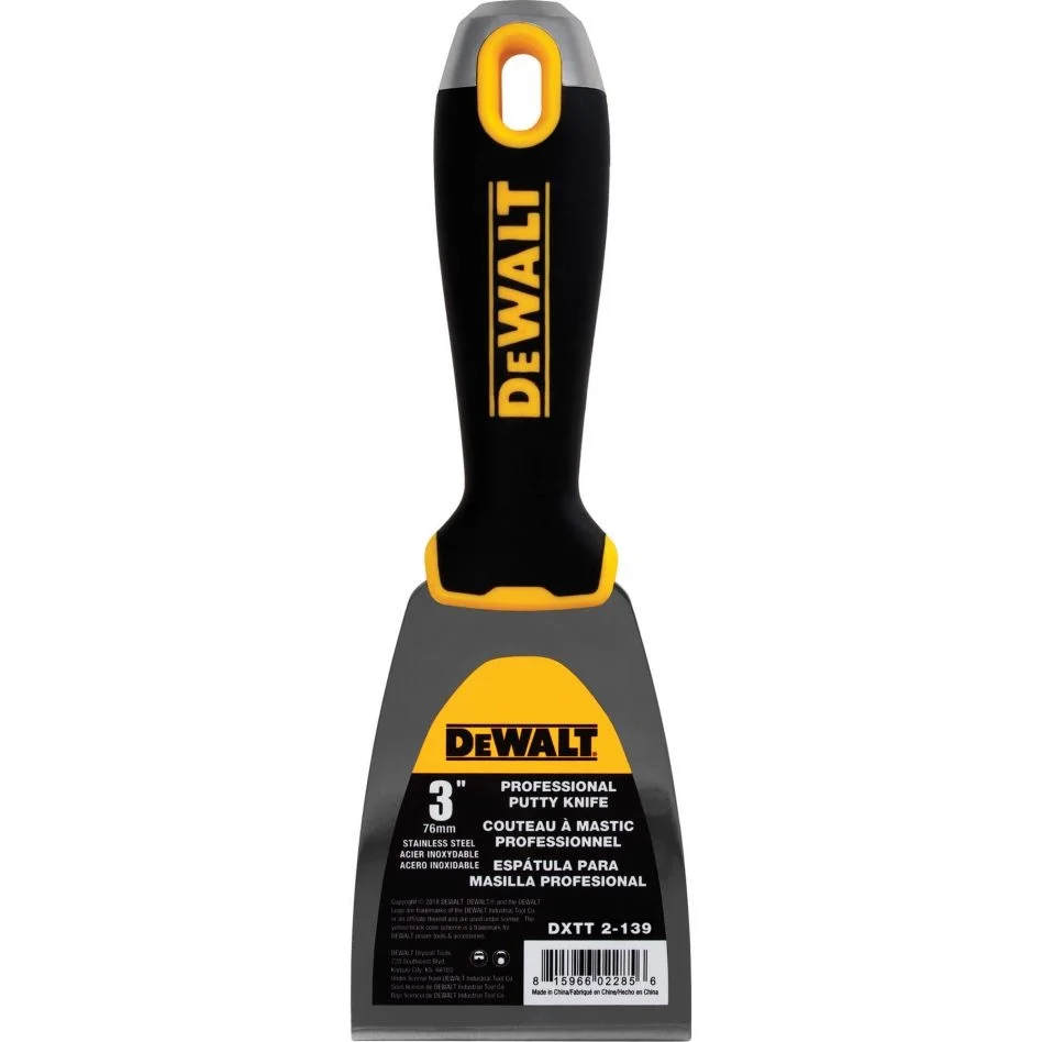 DeWALT отделочная SS лопатка 3" (76мм) Soft Grip