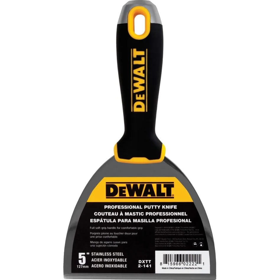 DeWALT apdares SS lāpstiņa  5" (127mm)Soft Grip