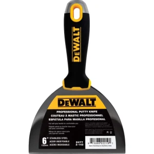 DeWALT отделочная SS лопатка 6" (152мм) Soft Grip