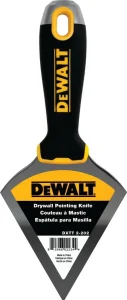 DeWALT отделочная SS лопатка с остроконечным краем Soft Grip 88mm