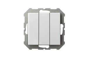 LIREGUS EPSILON 1+1+1 B/R WHITE SWITCH