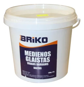 ШПАКЛЕВКА BRIKO ДЛЯ ДЕРЕВА БЕЛАЯ 1.6КГ