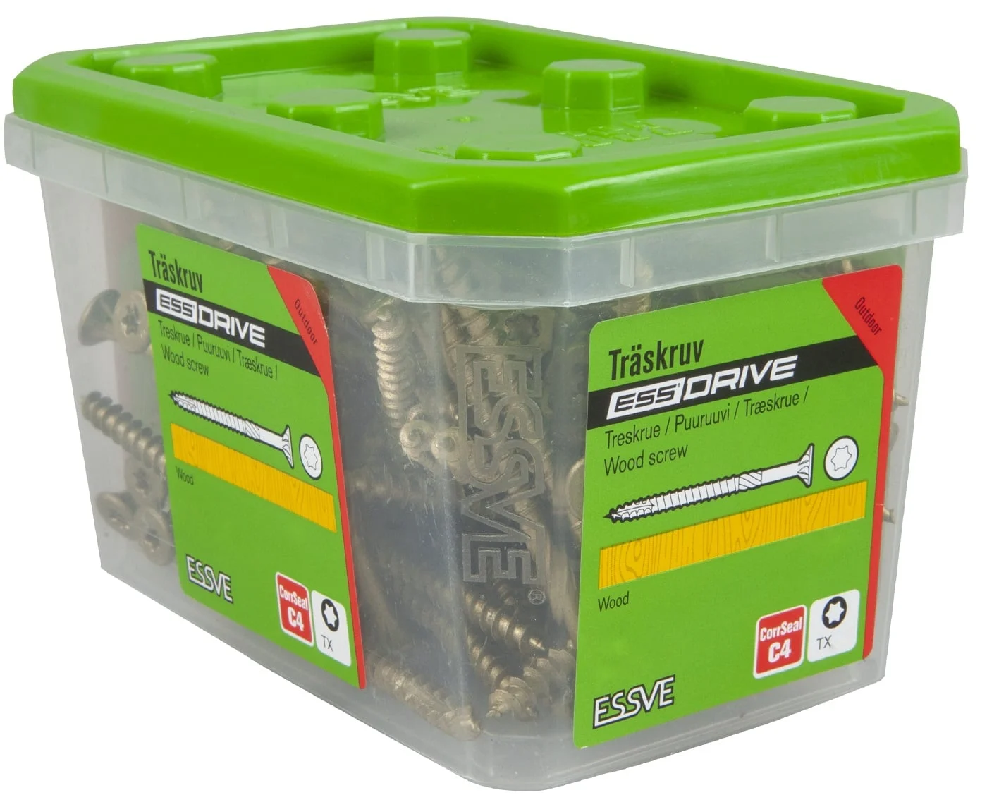 SKRŪVE KOK. ESSDRIVE 6X100 ĀRD CS 100GAB