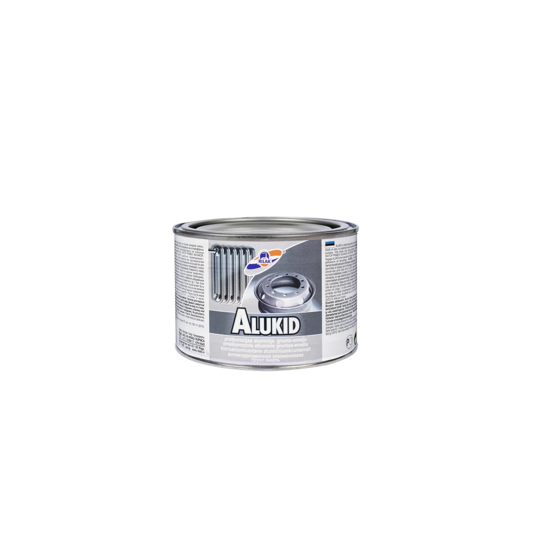 KRĀSA ALUKID 0,45L SUDRABAINA