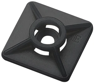ADHESIVE BELT HOLDER 4.8X27 MM BLACK 100 PCS.