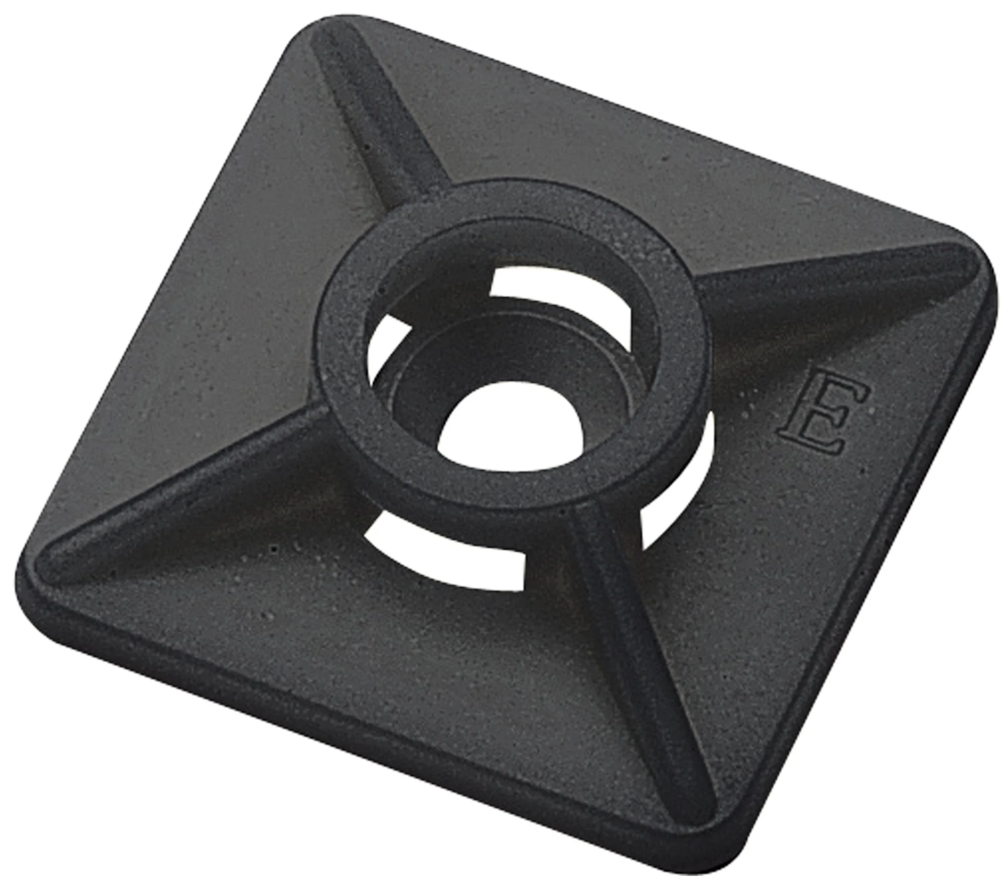 ADHESIVE BELT HOLDER 4.8X27 MM BLACK 100 PCS.