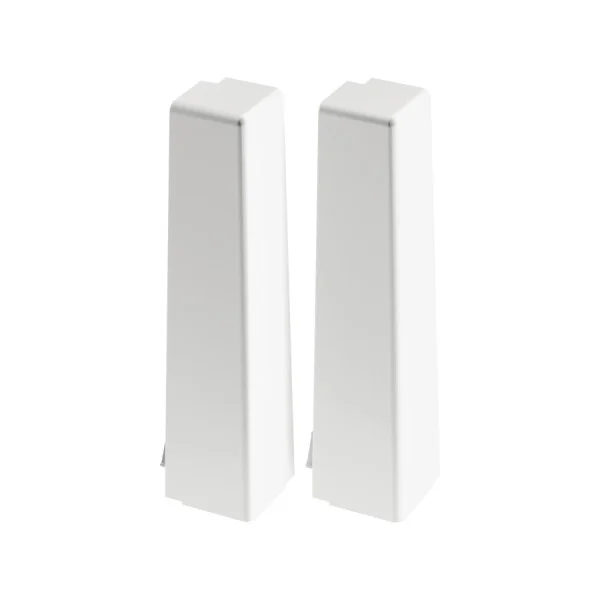 EXTERNAL CORNERS GRIDL ML80 2PCS WHITE MAT